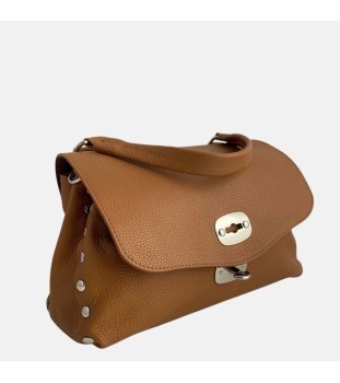 MATILDA MEDIA CUOIO - Borsa a spalla in vera pelle