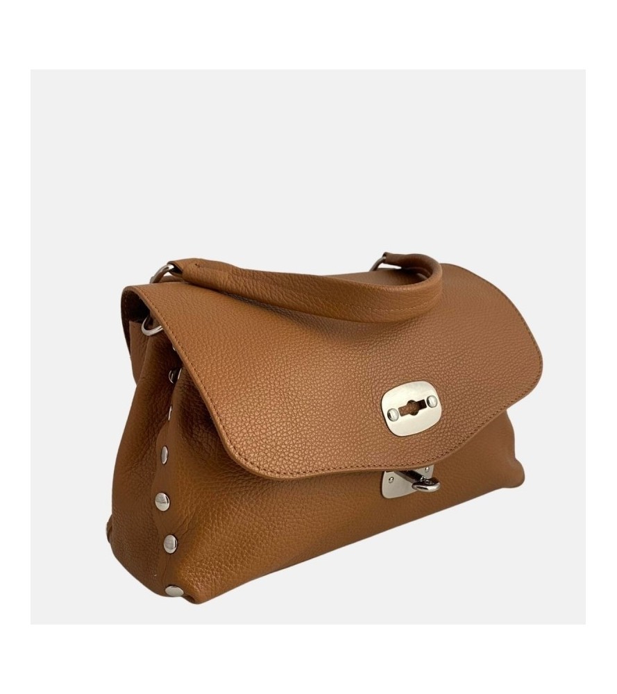 MATILDA MEDIA CUOIO - Borsa a spalla in vera pelle